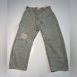 NWT Free People We The Free Moxie Railroad Low-Slung Jeans Dark Slate Women 30